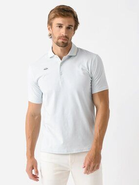 Radmor Men's Hudson Recycled Polo XL / CLOUDY BLUE NWT!